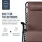 Best Choice Products Set of 2 Extra Wide Zero Gravity Lounge Chair Recliners w/ Cup Holder
